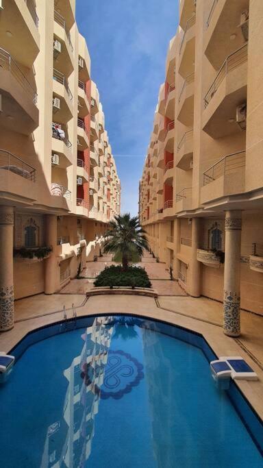 Casablanca Beach Direct Sea View Tow Bedroom Apartment ฮูร์กาดา ภายนอก รูปภาพ
