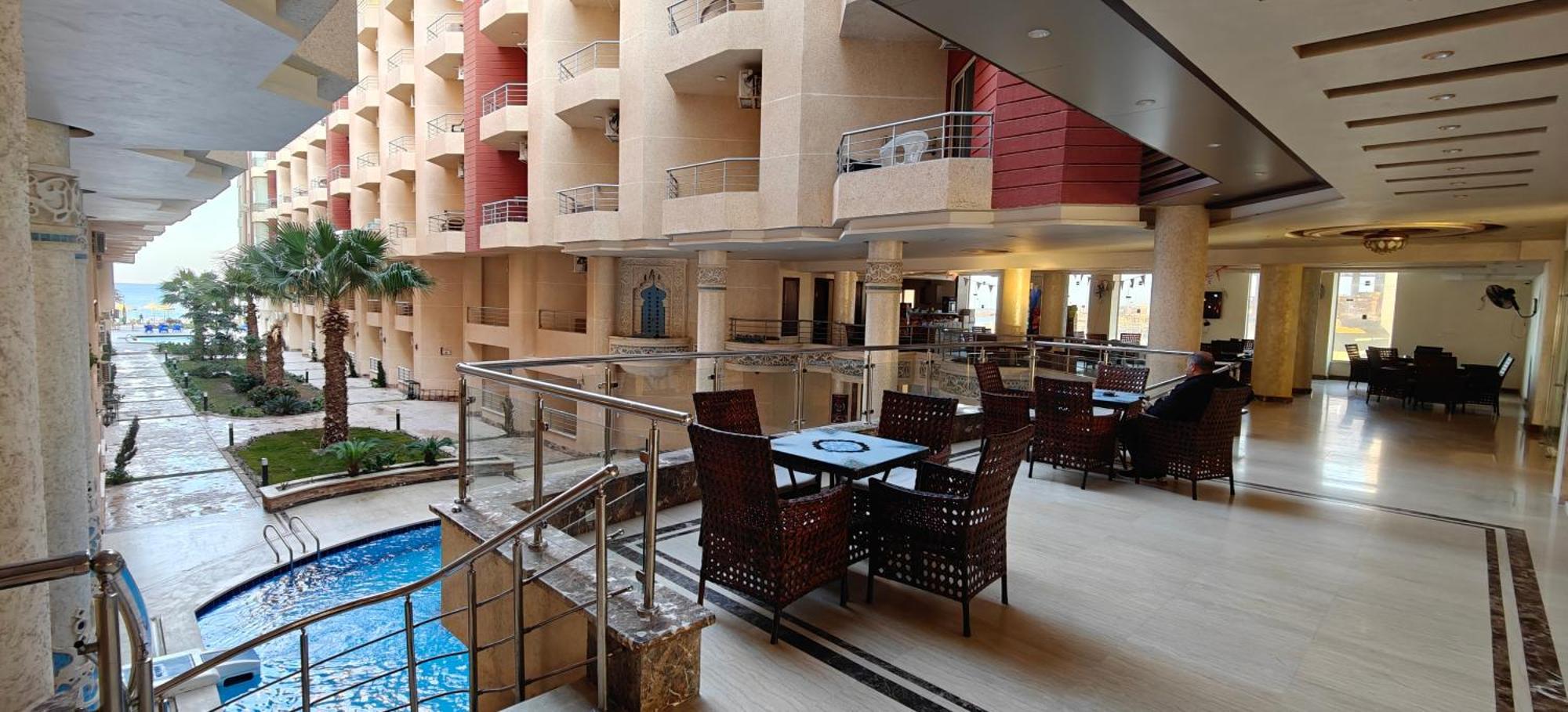 Casablanca Beach Direct Sea View Tow Bedroom Apartment ฮูร์กาดา ห้อง รูปภาพ