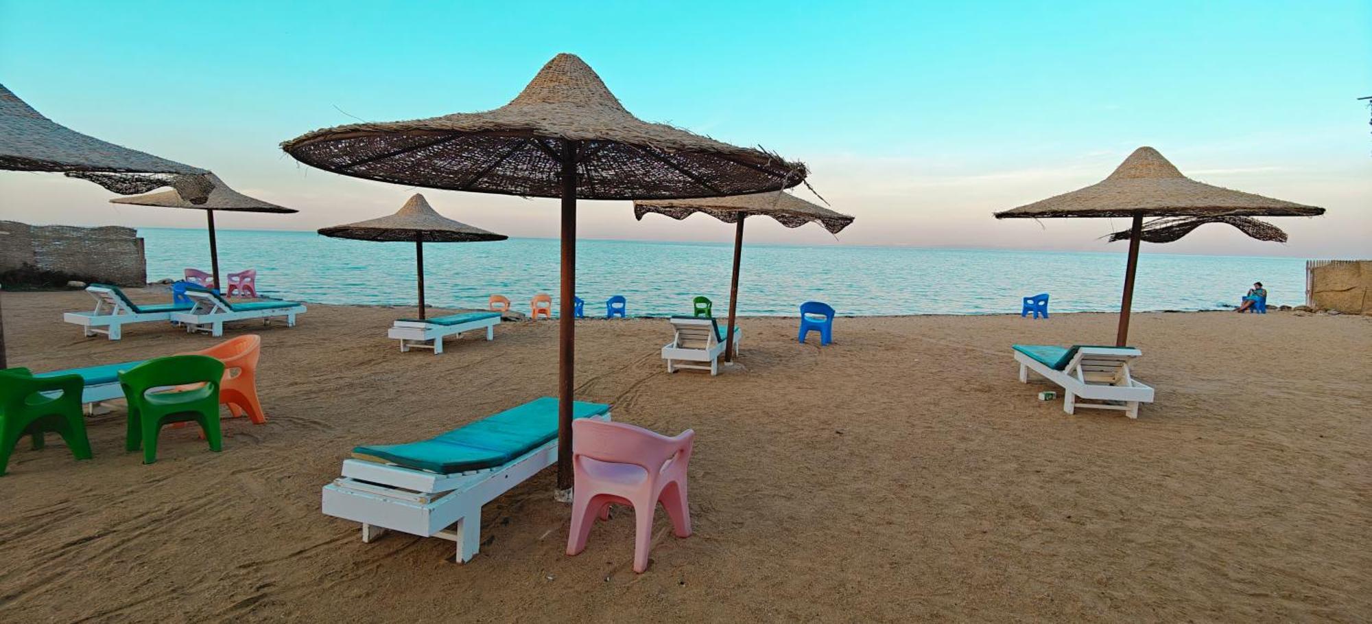 Casablanca Beach Direct Sea View Tow Bedroom Apartment ฮูร์กาดา ห้อง รูปภาพ